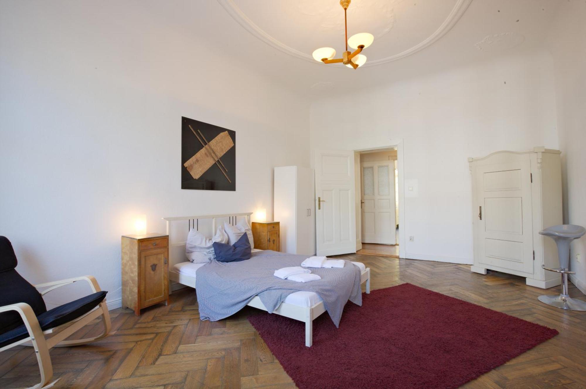 Elegante Altbauwohnung Berlin Exteriör bild