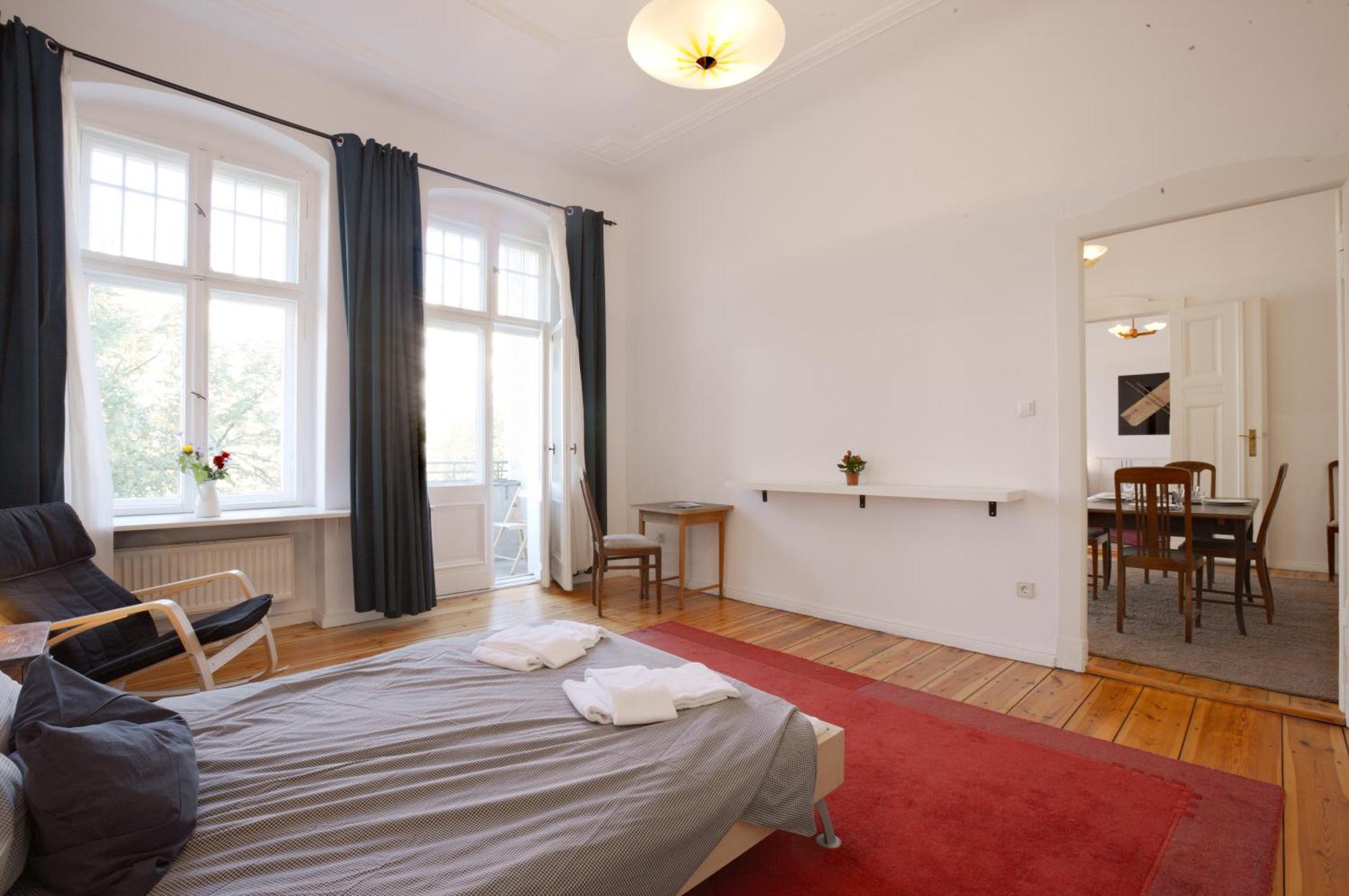 Elegante Altbauwohnung Berlin Exteriör bild