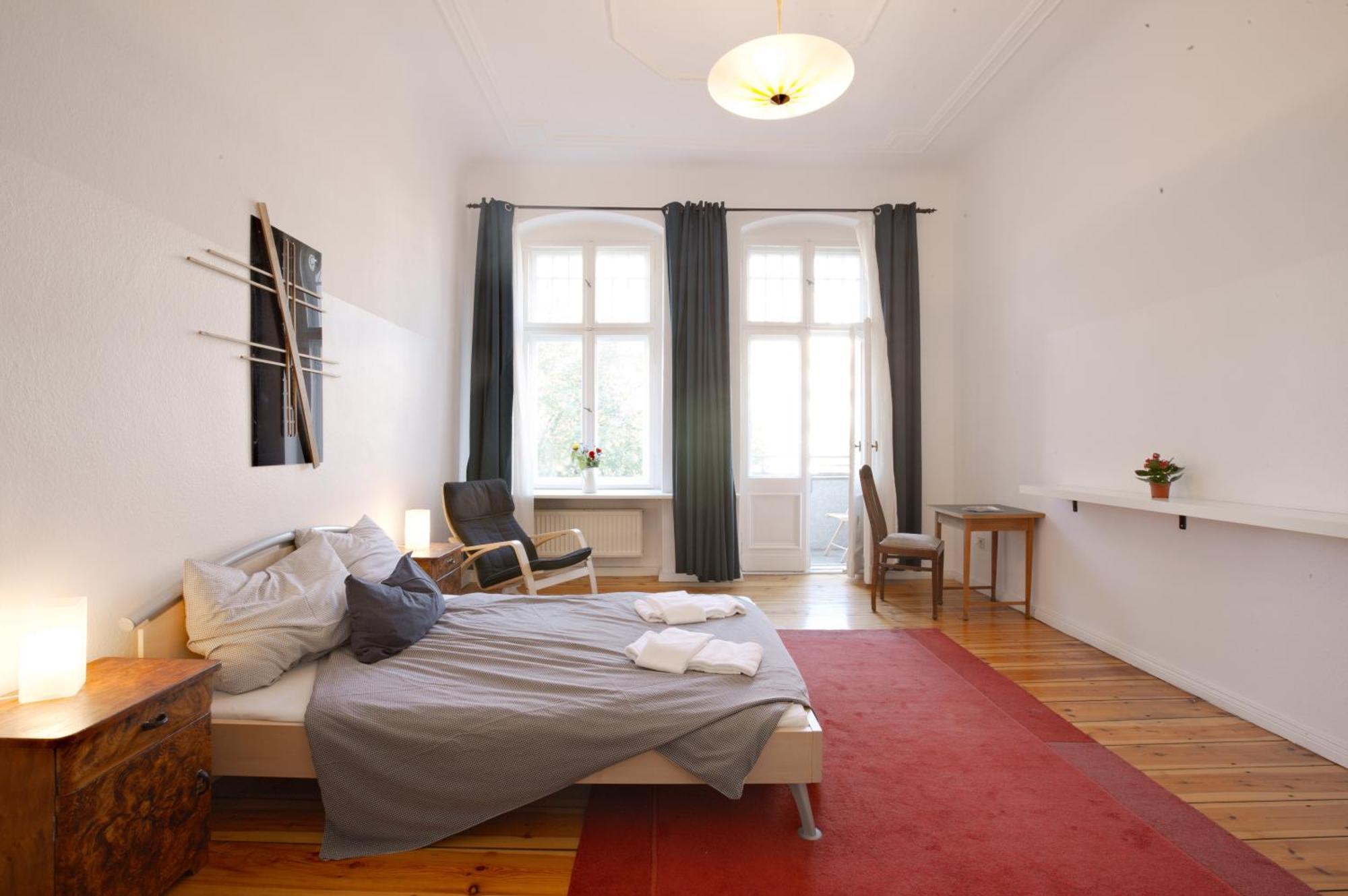 Elegante Altbauwohnung Berlin Exteriör bild