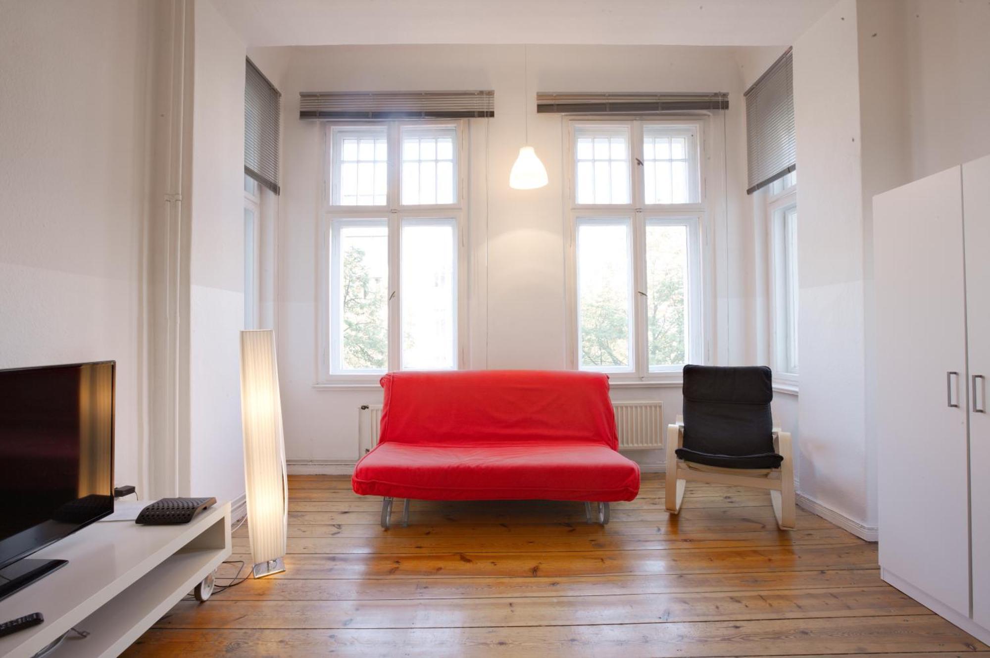 Elegante Altbauwohnung Berlin Exteriör bild